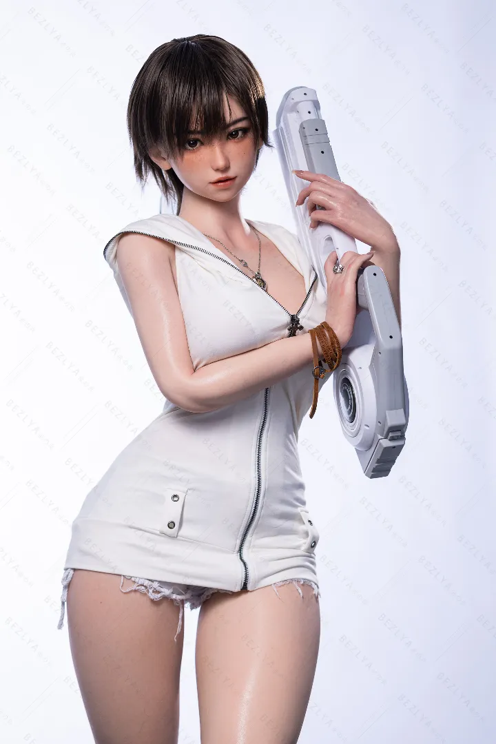 155cm (5ft1) E-Cup Lightweight Silicone Sex Doll Linaihui, ROS Head